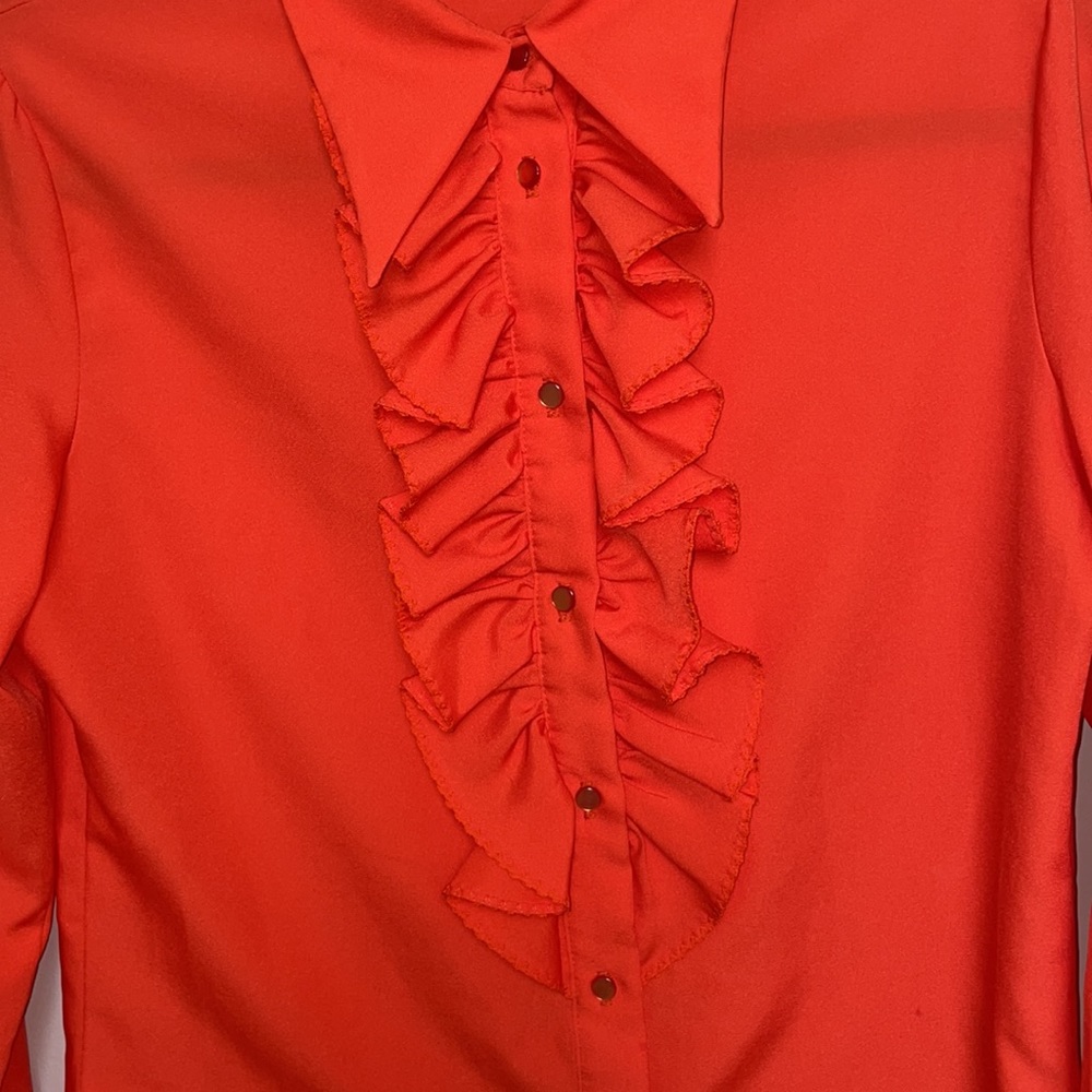 Vintage Judy Bond Blouse Size 6-8 - Picture 3 of 6